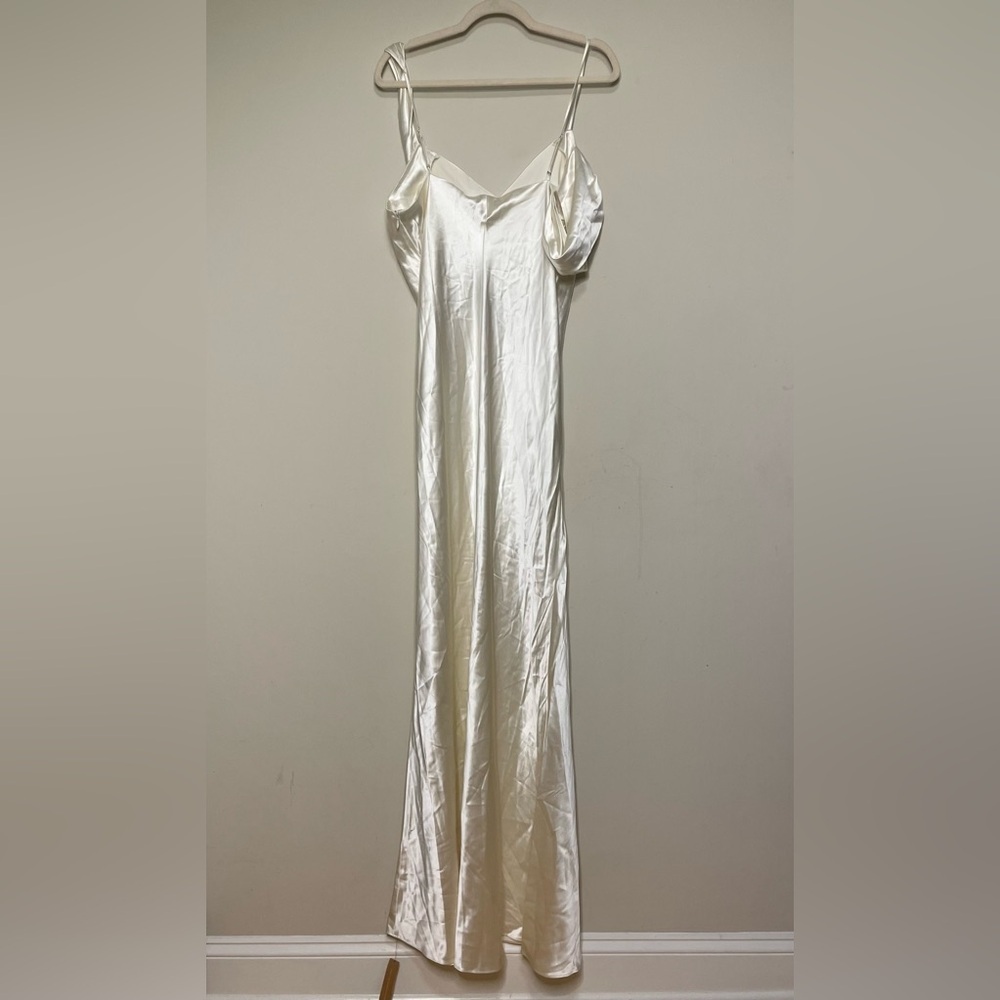 Reformation Ronda Luxe Ivory Bridal Gown NWT - Picture 10 of 11